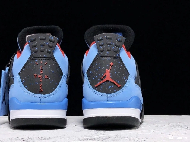 Rep Onekick Air 4 Cactus Travis Scott 308497-406 Jack Jordan x 0812